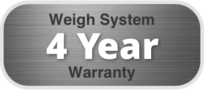 Weigh System 4 Year Warranty Badge