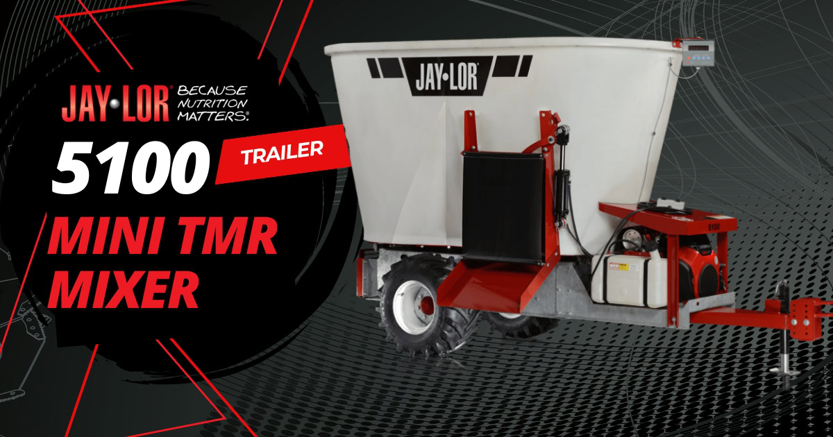 Discover 5100 Trailer Mini TMR Mixers by Jaylor