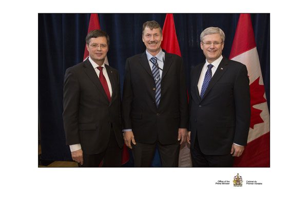 Jake Travels With PM Harper On CETA Trade Mission