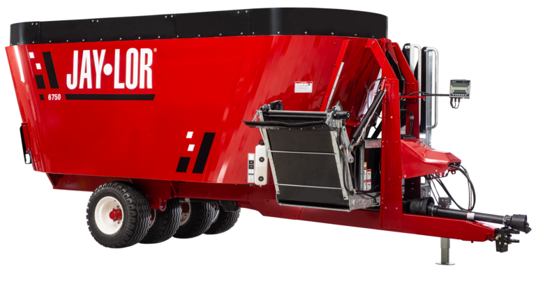 Jaylor 6750 Twin Auger TMR Mixer | Bale Processing Feed Mixer